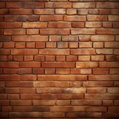 Fototapeta premium Brick wall background texture with vignette for interior design.