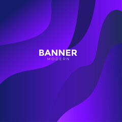 Trendy simple fluid color gradient abstract background with dynamic wave shadow line effect. Vector Illustration For Wallpaper, Banner, Blue Background