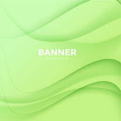 Green abstract background. Vector abstract graphic design banner pattern background template, Green banner