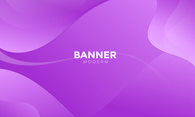 Purple abstract background with dynamic curves
