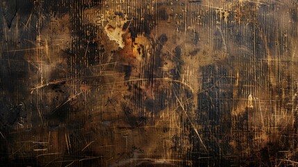 A grunge texture with scratches, stains, and rough edges, providing an edgy and raw counterpoint to the main subject.