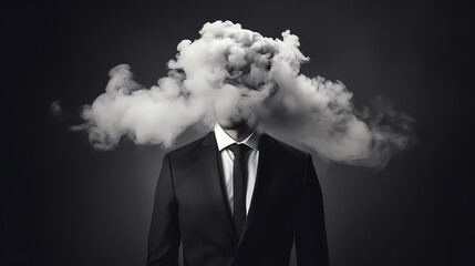 man under great pressure