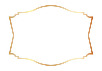 Realistic Gold frame, Vintage frame	
