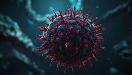 virus flies, close-up