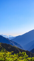 Fototapeta premium Aba Tibetan and Qiang Autonomous Prefecture-Scenery along the road