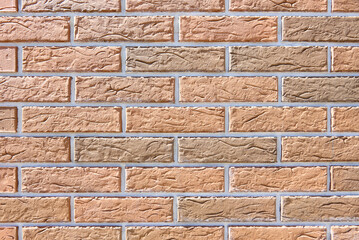 New light yellow brick wall texture