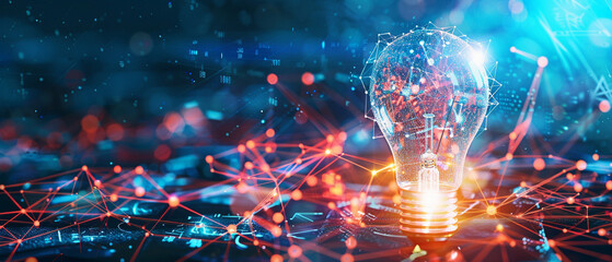 Illuminated Light Bulb with Digital Connection: Idea and Solution Concept