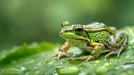 Fototapeta premium Frog close-up