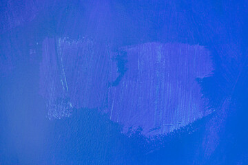 Blue paint texture background, blank blue wall pattern background