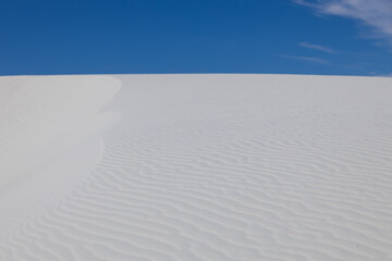 Sand dunes at White Sands National Park, New Mexico