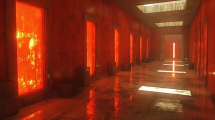 Fototapeta premium Captivating depiction of an abstract futuristic background