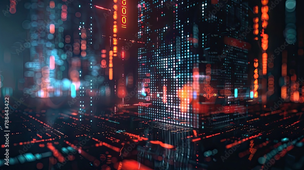 Poster abstract financial algorithms and trading strategies