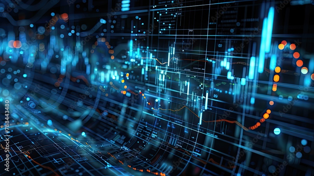 Poster abstract financial algorithms and trading strategies