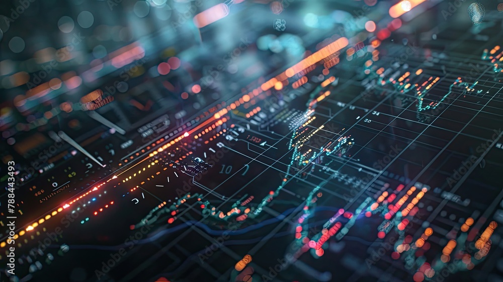 Poster abstract financial algorithms and trading strategies