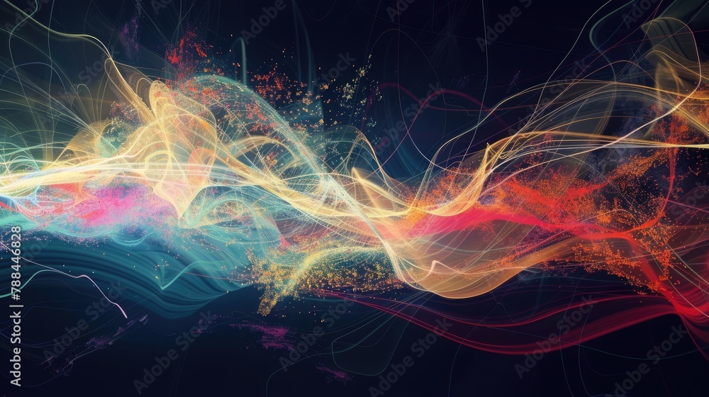 Poster abstract financial algorithms and trading strategies