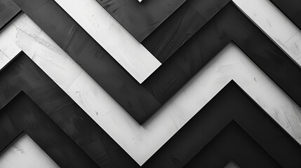 Obraz premium An abstract image showcasing a pattern with black and white stripes.