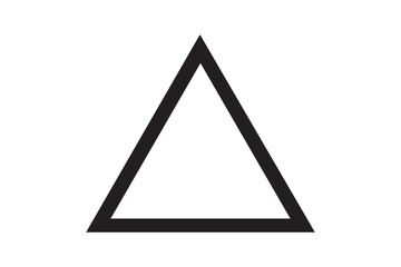 Vector of triangle icon