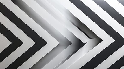 Obraz premium An abstract image showcasing a pattern with black and white stripes.