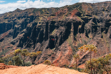 Hawaiian canyon rocks