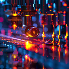 Fototapeta na wymiar Create_a_detailed_image_of_a_semiconductor_laser_diode