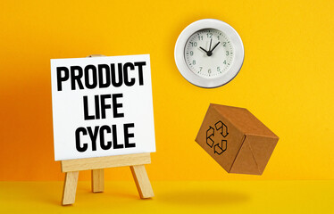 Product Life Cycle is shown using the text