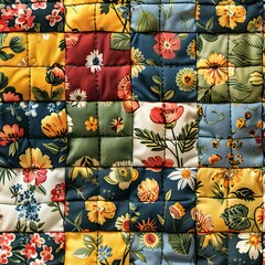 Seamless texture of patchwork quilt, boho style - 788464070