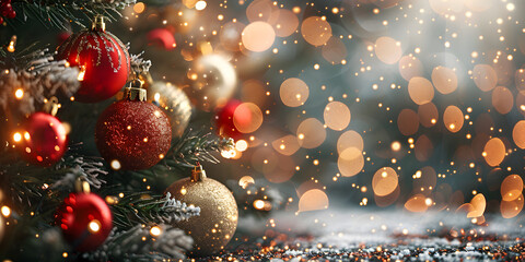 Christmas Holiday Themed Background Wallpaper