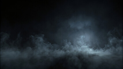 Black background with Lightning and Dark Clouds - obrazy, fototapety, plakaty