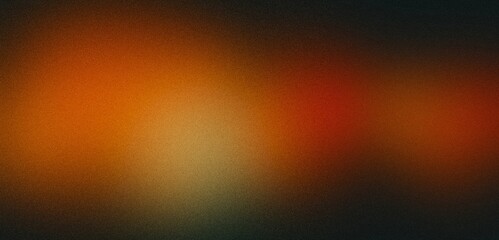 Dark black red spot , color gradient rough abstract background shine bright light and glow template empty space , grainy noise grungy texture