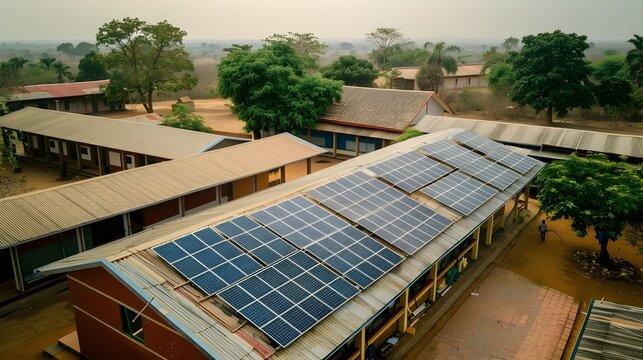 Solar Panels on School Roof: Empowering Education with Clean Energy