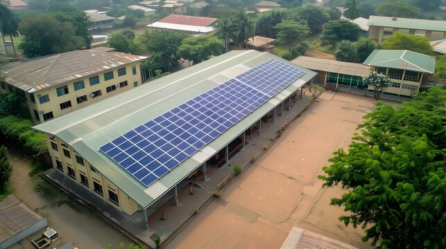 Solar Panels on School Roof: Powering Education with Clean Energy and Community-led Sustainability