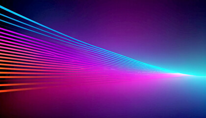 Fototapeta na wymiar Modern trendy gradient ray neon background for project design,