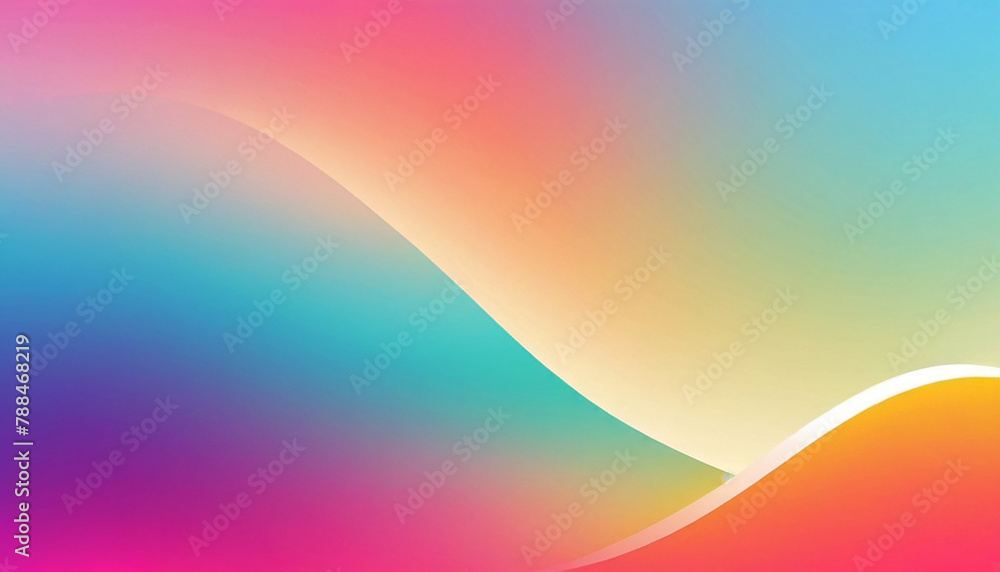 Poster modern trendy gradient color background for project design