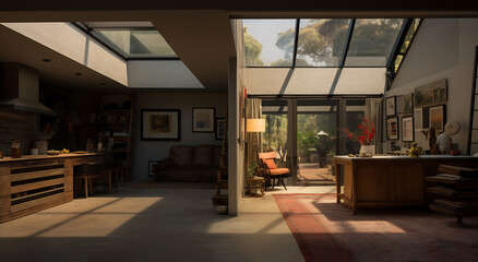 Cozy Artist's Home Studio with Skylight - 788468298