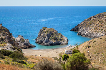 Stena beach near Kali Limenes, Crete, Greece