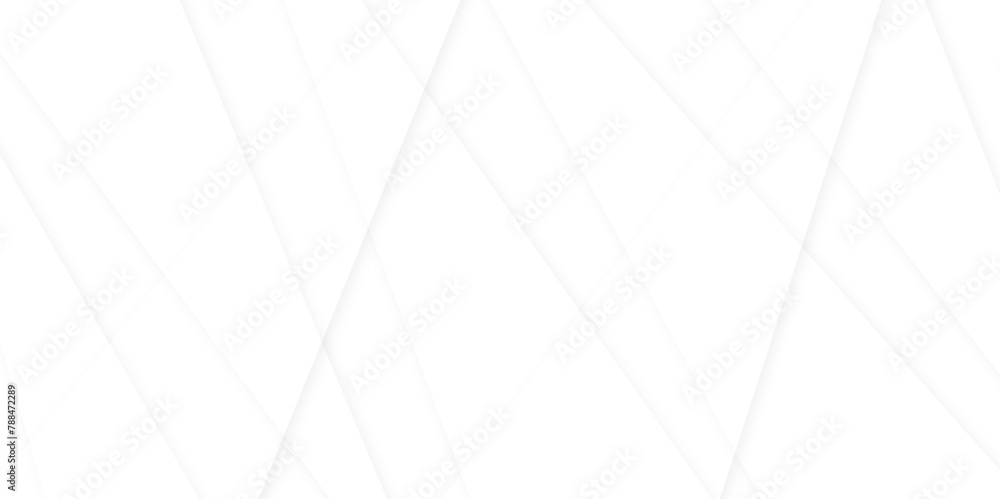 Poster abstract modern white and gray geometric lines vector background. squares in bright light with soft 