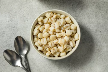  Raw Cooked White Mexican Hominy Corn © Brent Hofacker