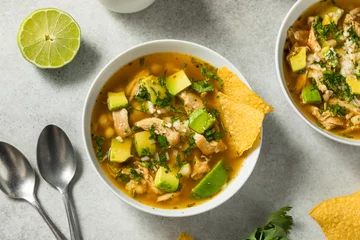  Homemade Mexican Chicken Pozole Soup © Brent Hofacker