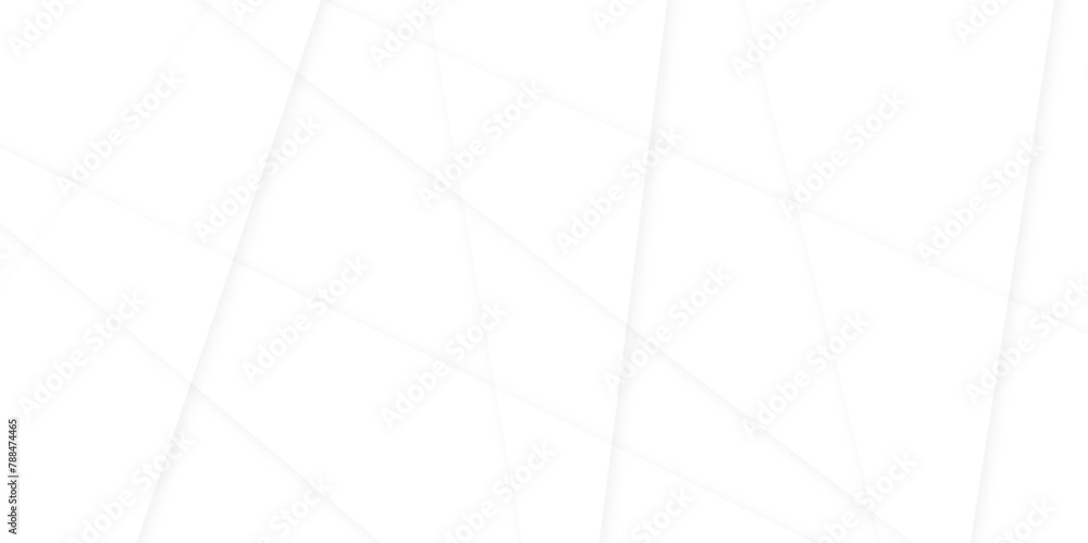 Poster abstract modern white and gray geometric lines vector background. squares in bright light with soft 