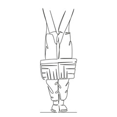 girl with a grocery basket