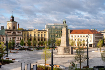  The city of Łódź - view of Freedom Square. - 788479873