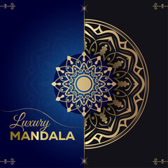 Modern luxury decorative mandala background design
