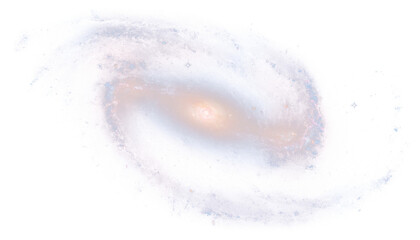 Spiral galaxy png sticker, space aesthetic on transparent background © Rawpixel.com