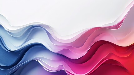 Abstract Colorful Wavy Background