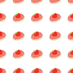 Donuts pattern illustration 
