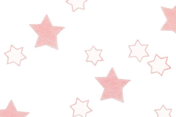 Pink star pattern background design element