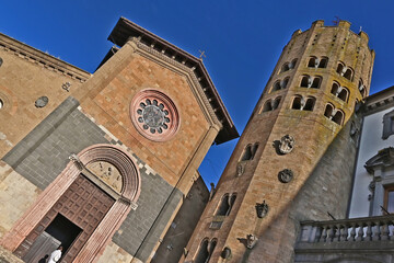  Orvieto, la chiesa di Sant'Andrea, Terni - Umbria - obrazy, fototapety, plakaty