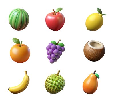 3D Icon Summer Fruit