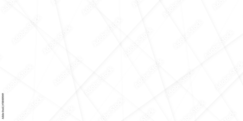 Poster abstract modern white and gray geometric lines vector background. squares in bright light with soft 