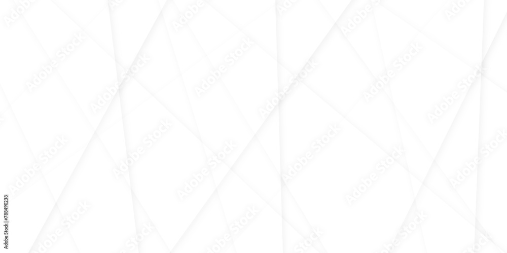 Poster abstract modern white and gray geometric lines vector background. squares in bright light with soft 